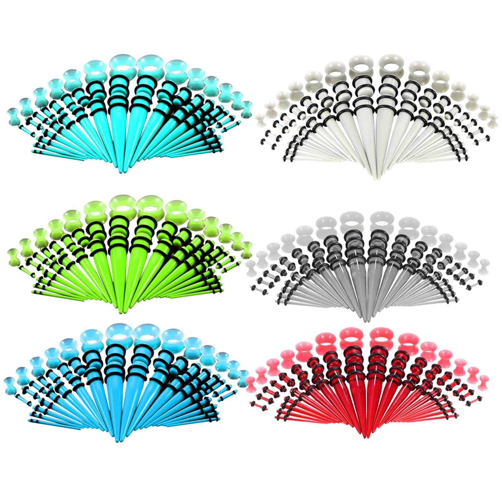 Body Jewelry Gauge Sizes - Kit de medidores de varios tamaños,