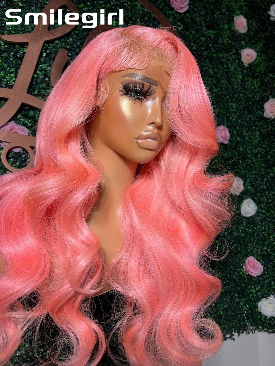 Body Jewelry Underwear - Peluca de cabello humano rosa de