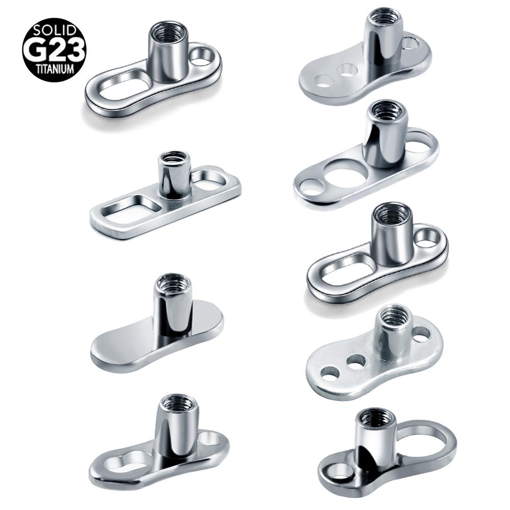 Body Jewelry Dermal - 10 unids/lote G23 titanio Micro Piercings