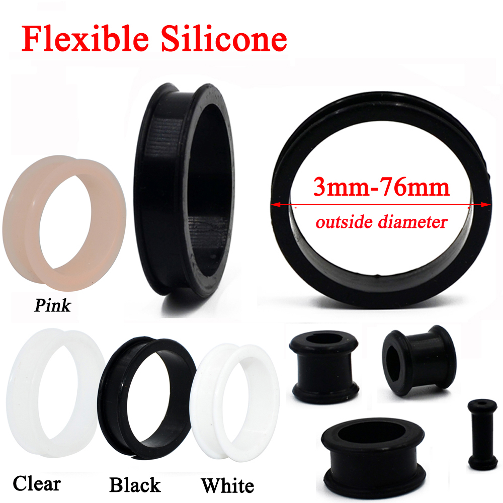 Body Jewelry Gauge Sizes - 1 par de tapones para túnel