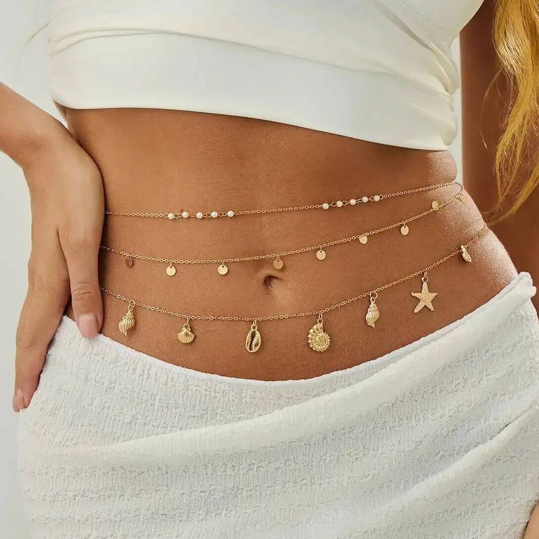 Body Jewelry Outfit - IngeSight.Z 3 unids/set Boho estrella de