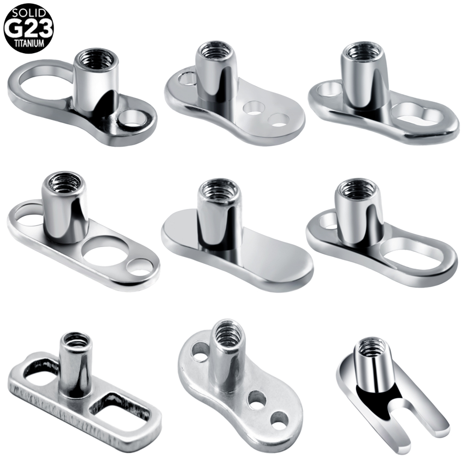 Body Jewelry Dermal - 1 pieza G23 Piercings de titanio