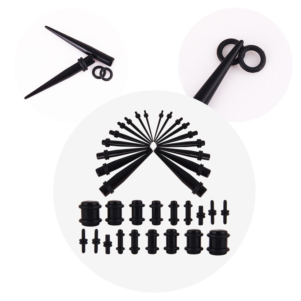 Body Jewelry Gauge Sizes - Set de 36 Expansores de Oreja,