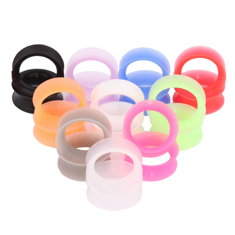 Body Jewelry Gauge Sizes - Tapones y túneles de silicona para