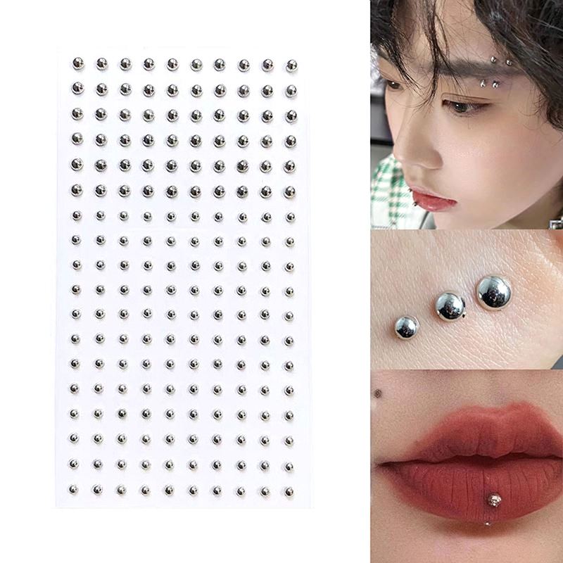 Body Jewelry Nose - Pegatina de diamante para nariz falsa,