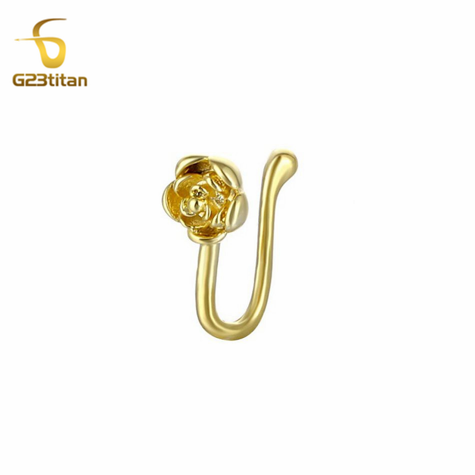 Body Jewelry Nose Ring - 1 ud. Clip de nariz de