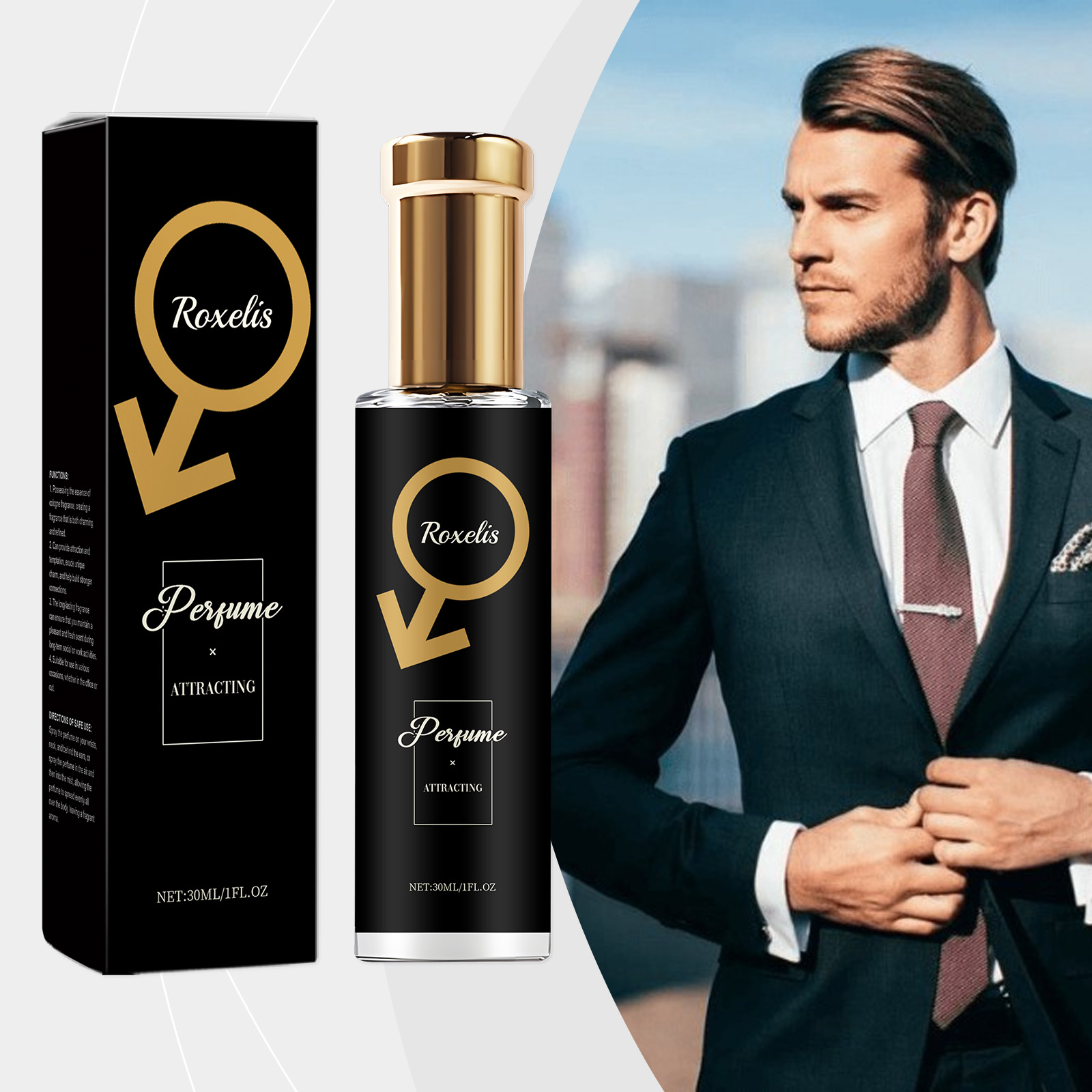 Roxelis 30ml Perfume de feromo - Body Jewelry Kit reseña y precio
