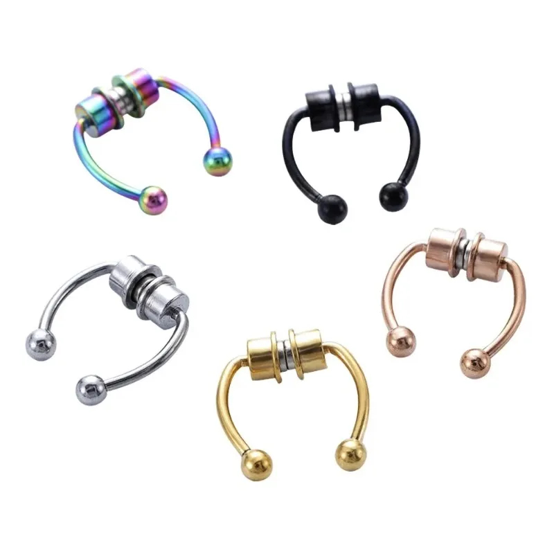 Anillos magnéticos falsos para - Body Jewelry Nose Ring reseña y precio