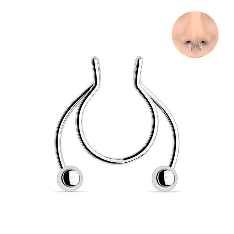 Anillo de nariz falso en forma - Body Jewelry Nose Ring reseña y precio