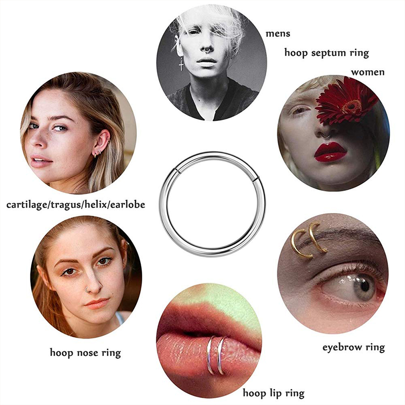 Anillo de acero quirúrgico 316 - Body Jewelry Nose Ring reseña y precio