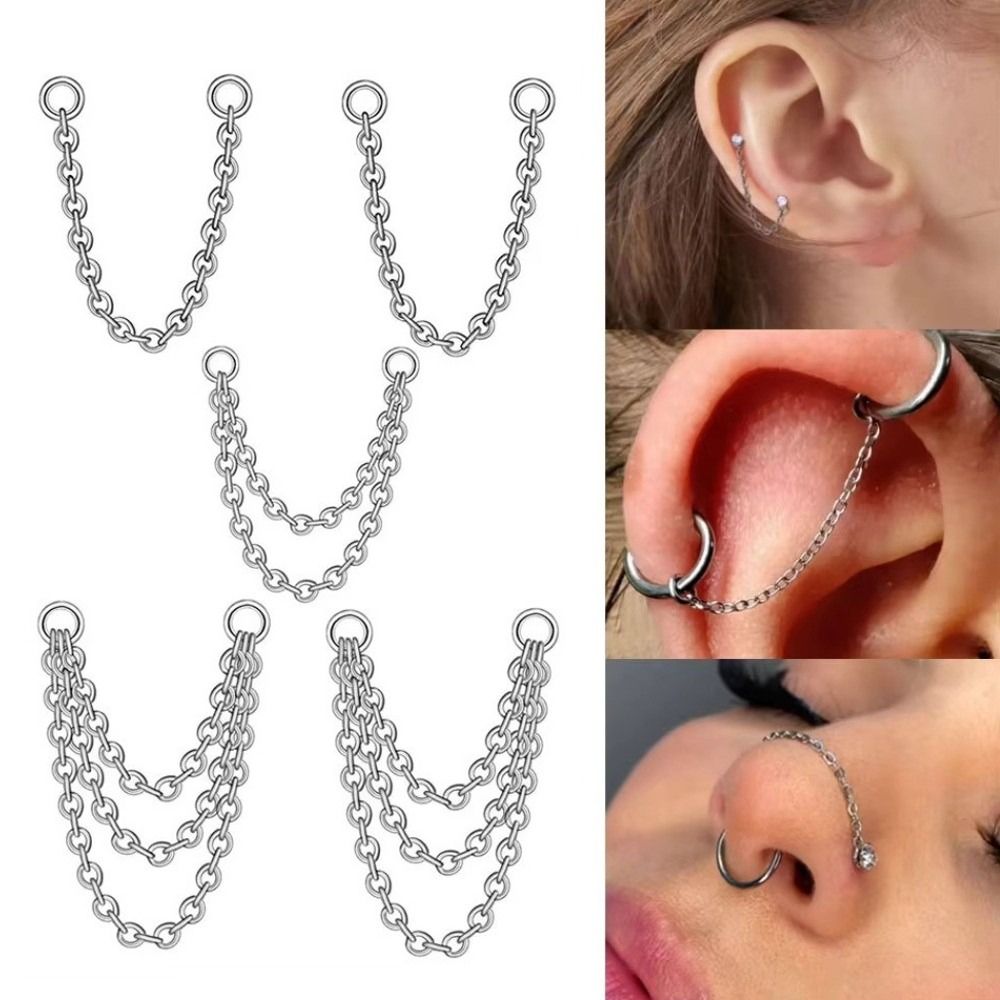 Cadena de titanio para nariz,  - Body Jewelry Nose reseña y precio