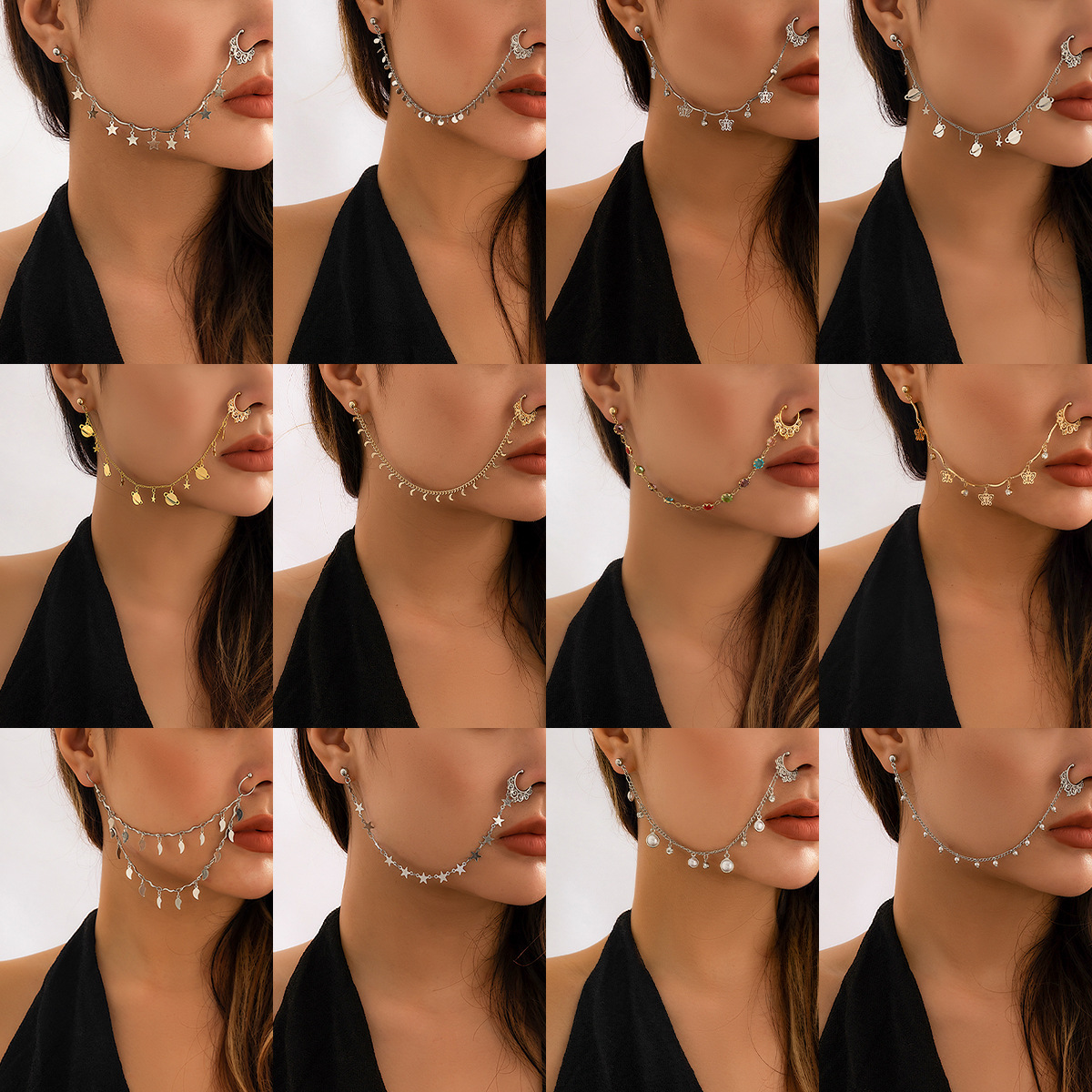 Pendientes con borlas de marip - Body Jewelry Nose reseña y precio