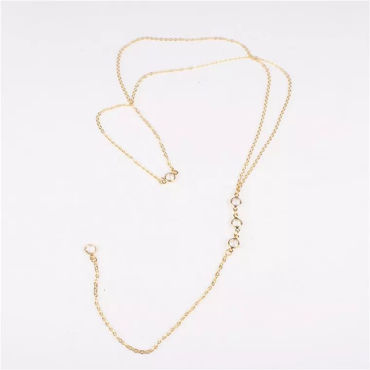 Nuevo collar de cadena trasera - Body Jewelry Outfit reseña y precio