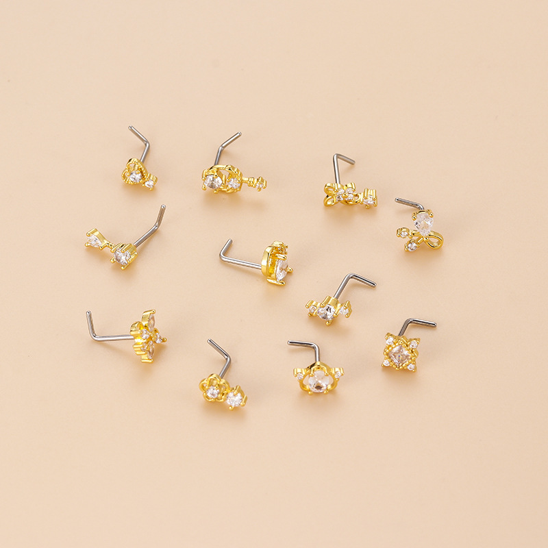 Piercing de Nariz en Forma de  - Body Jewelry Nose Ring reseña y precio
