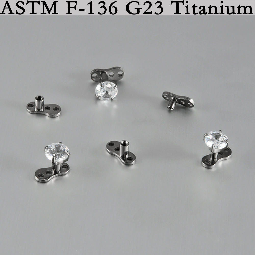 5/1 Piezas de Anclaje Dérmico  - Body Jewelry Dermal reseña y precio