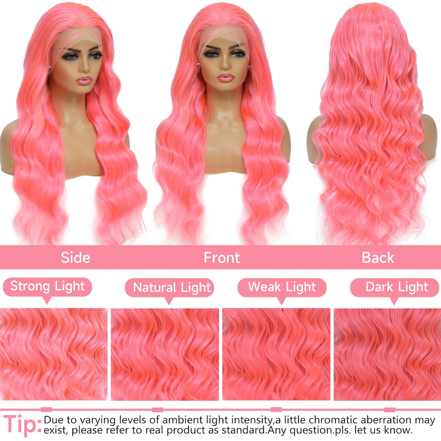 Peluca de cabello humano rosa  - Body Jewelry Underwear reseña y precio