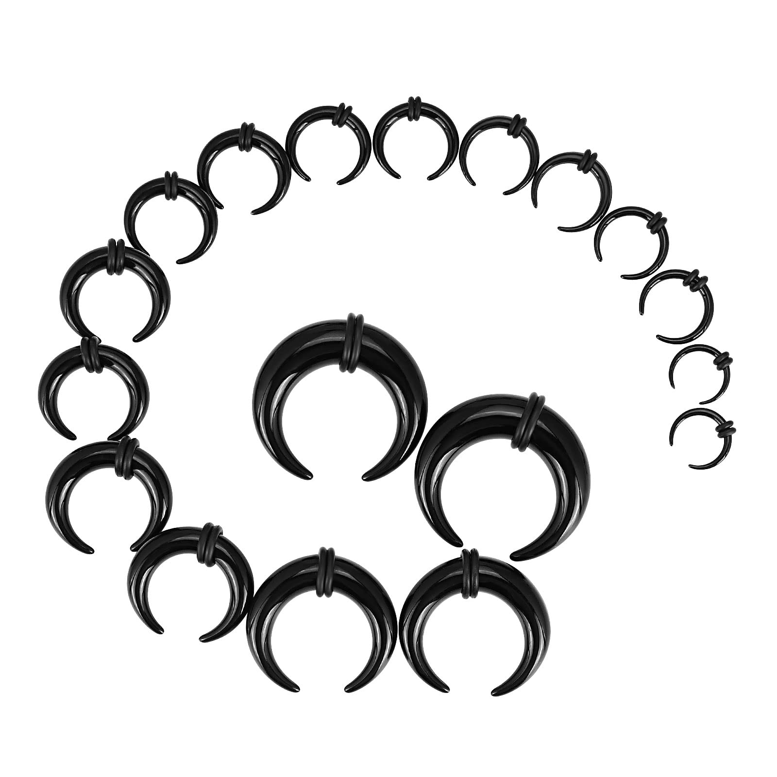 18 Uds. De pinzas acrílicas pa - Body Jewelry Gauge Sizes reseña y precio