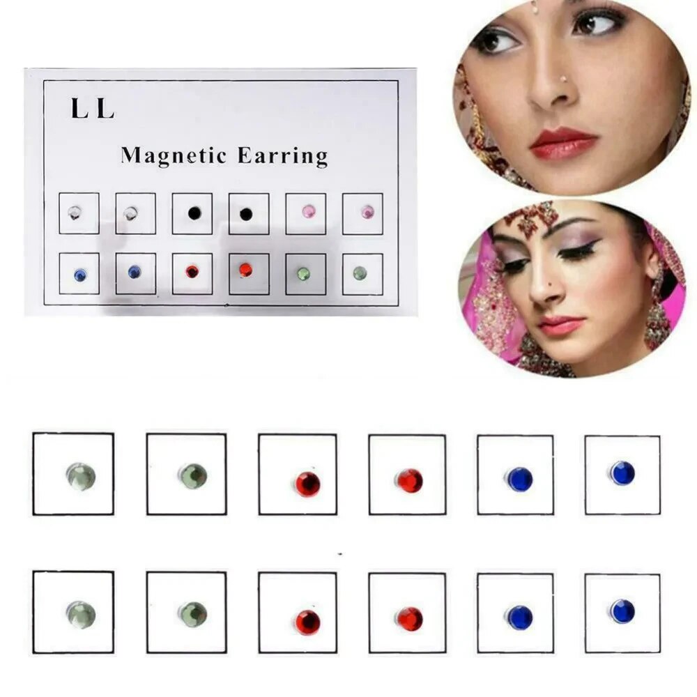 12 uds/tarjeta tramposo falso  - Body Jewelry Nose Ring reseña y precio