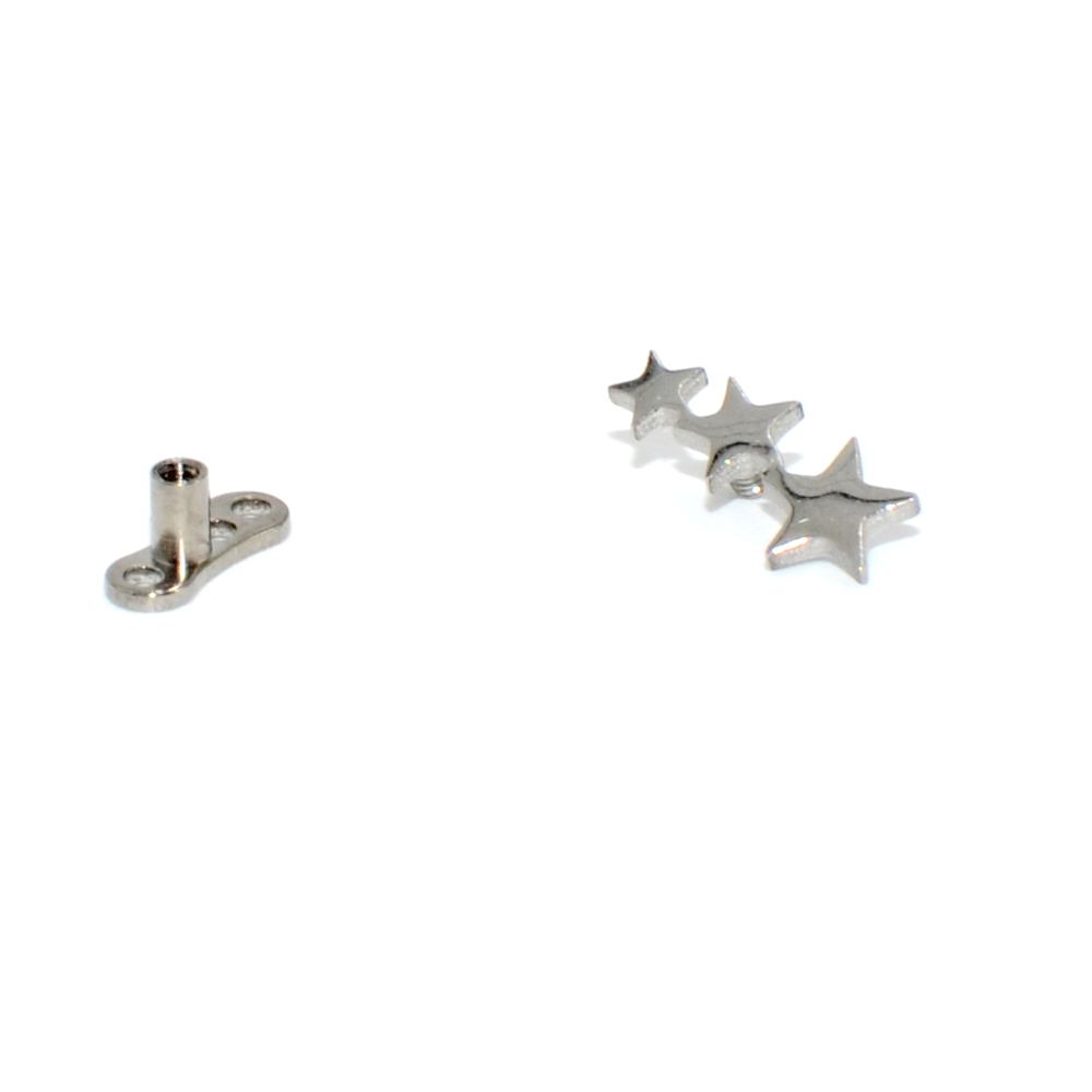 Ancla dérmica con Base de acer - Body Jewelry Dermal reseña y precio