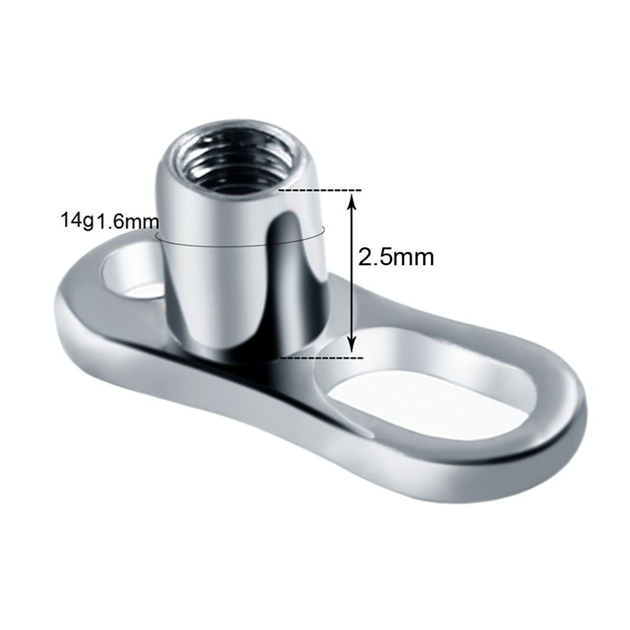 10 unids/lote G23 titanio Micr - Body Jewelry Dermal reseña y precio