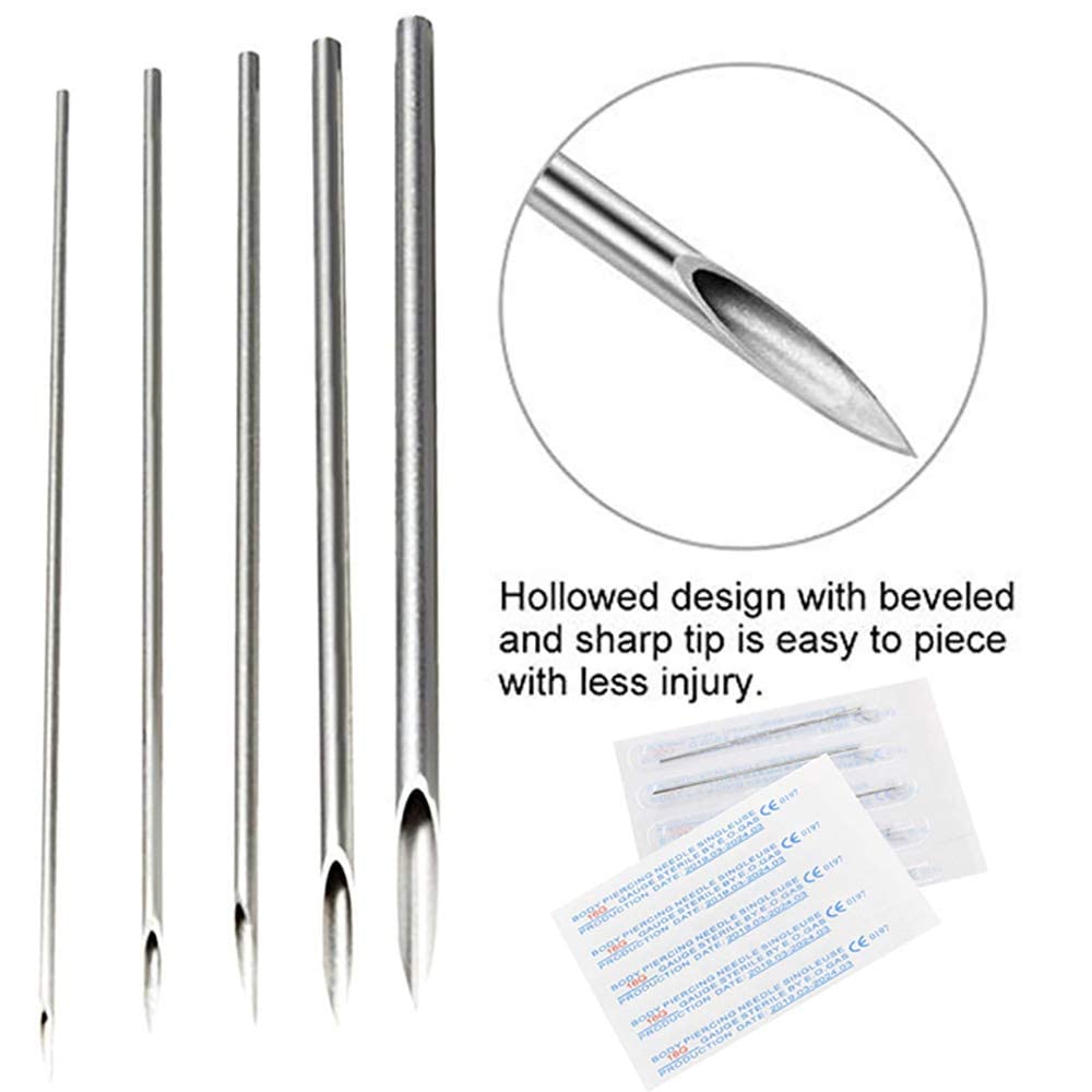 12G 14G 16G 18G 20G 5/10/30/50 - Body Jewelry Kit reseña y precio