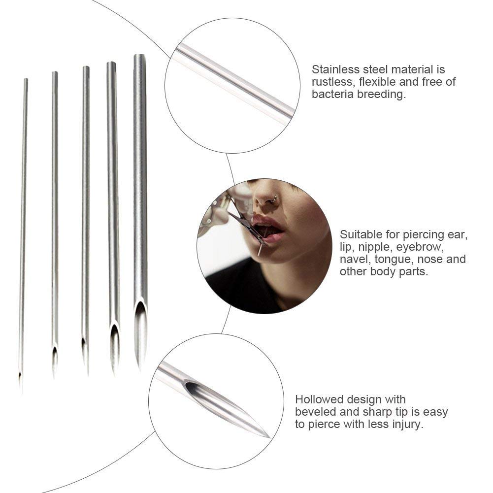12G 14G 16G 18G 20G 5/10/30/50 - Body Jewelry Kit reseña y precio