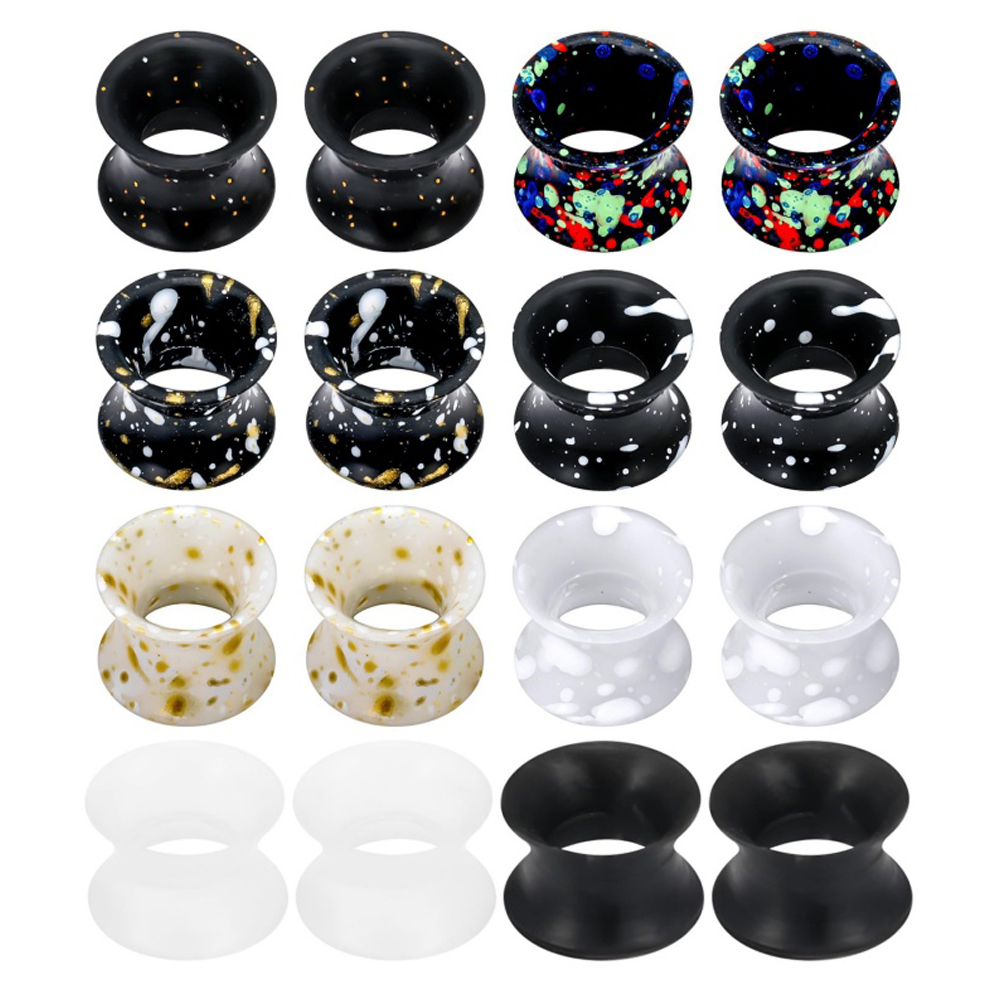 Cálculos de silicona para oído - Body Jewelry Gauge Sizes reseña y precio