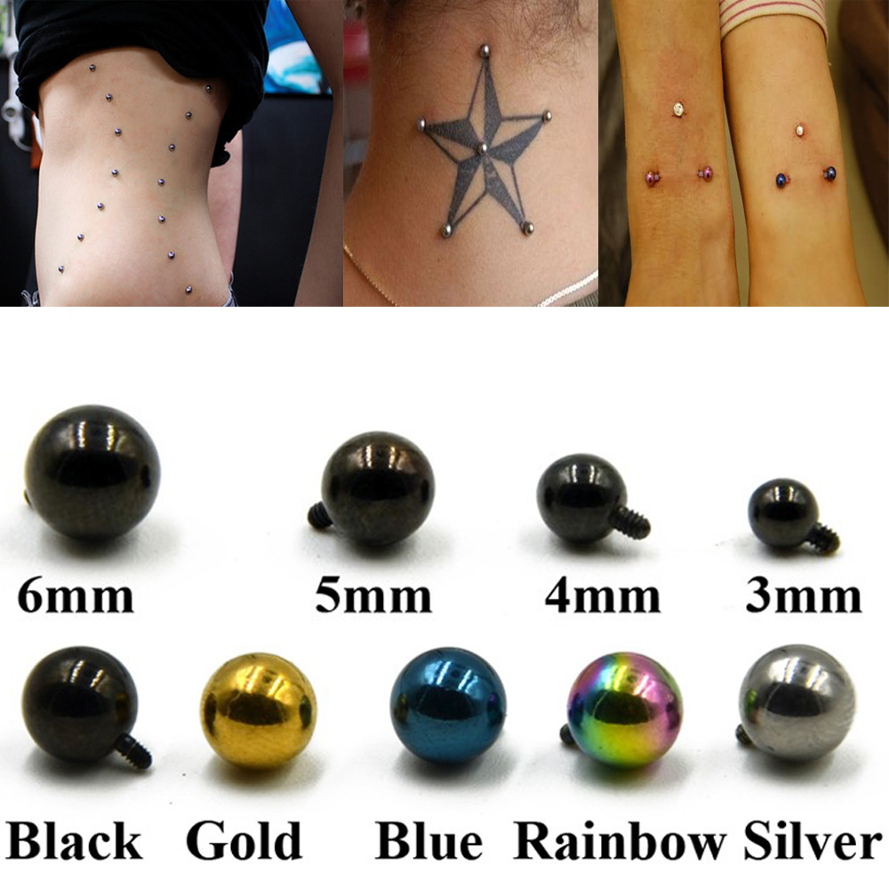 1 Uds. Micro Piercing dérmico  - Body Jewelry Dermal reseña y precio