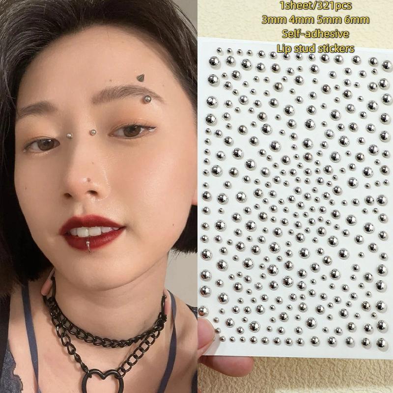 321 Uds. Pegatina autoadhesiva - Body Jewelry Nose Ring reseña y precio