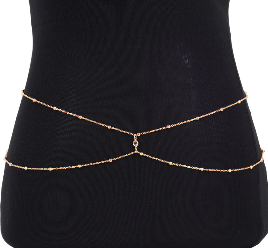 Cadenas de vientre con cuentas - Body Jewelry Outfit reseña y precio