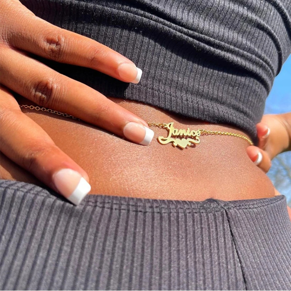 Cadena de vientre de playa par - Body Jewelry Names reseña y precio