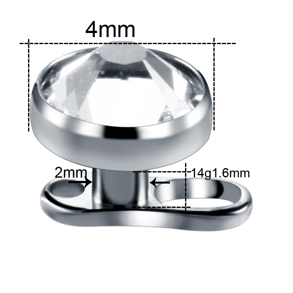 10 unids/lote de Micro Piercin - Body Jewelry Dermal reseña y precio