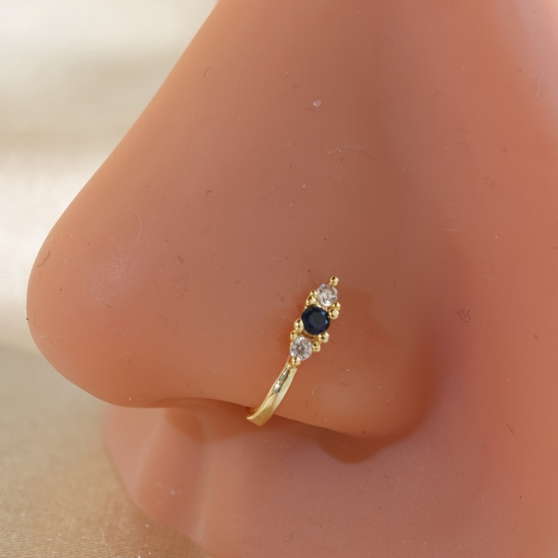 Juego de 1 pieza de clip para  - Body Jewelry Nose Ring reseña y precio