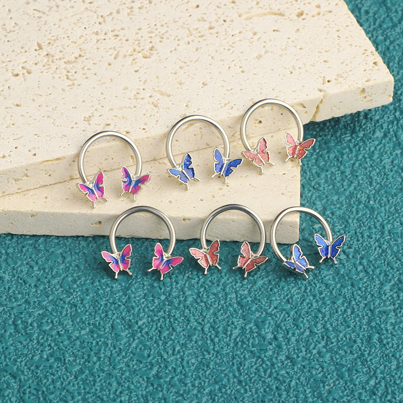 Pendientes de Aro de Acero Qui - Body Jewelry Nose Ring reseña y precio