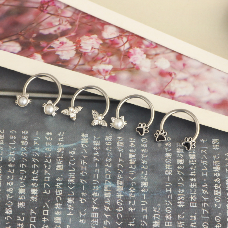Pendientes de Aro de Acero Qui - Body Jewelry Nose Ring reseña y precio