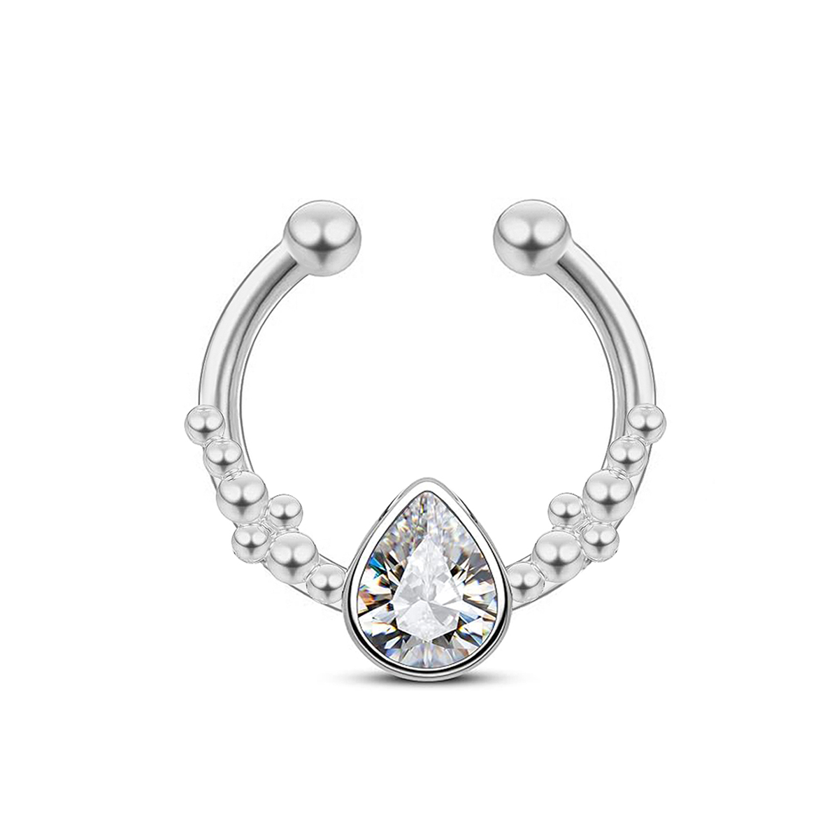 Anillo de nariz falso con form - Body Jewelry Nose Ring reseña y precio