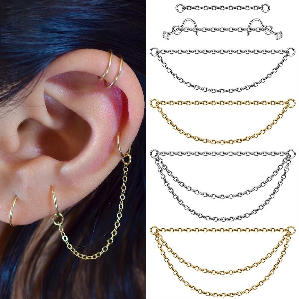 Cadena de titanio de moda para - Body Jewelry Nose reseña y precio