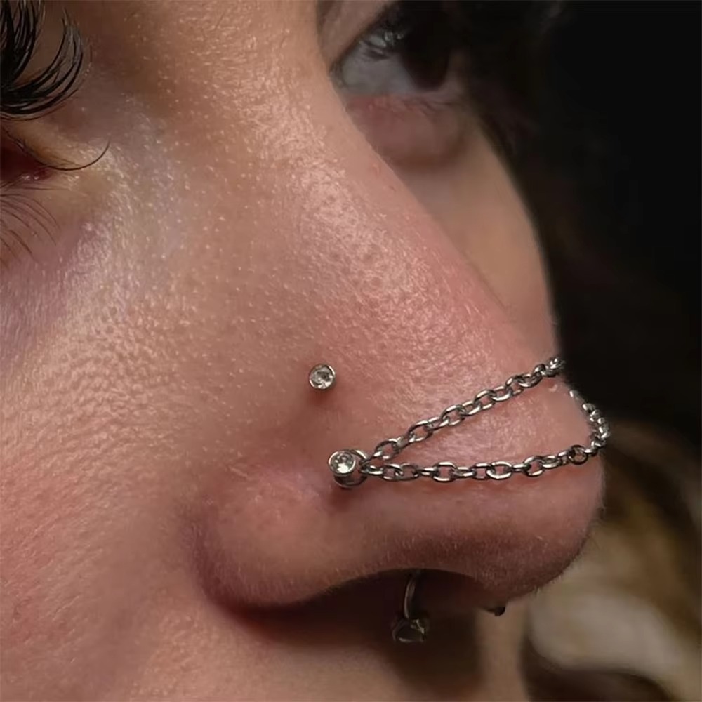 Cadena de titanio de moda para - Body Jewelry Nose reseña y precio