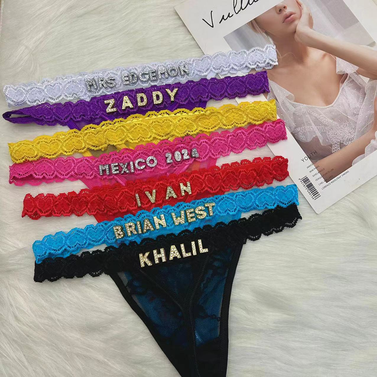 Tanga personalizada con nombre - Body Jewelry Names reseña y precio