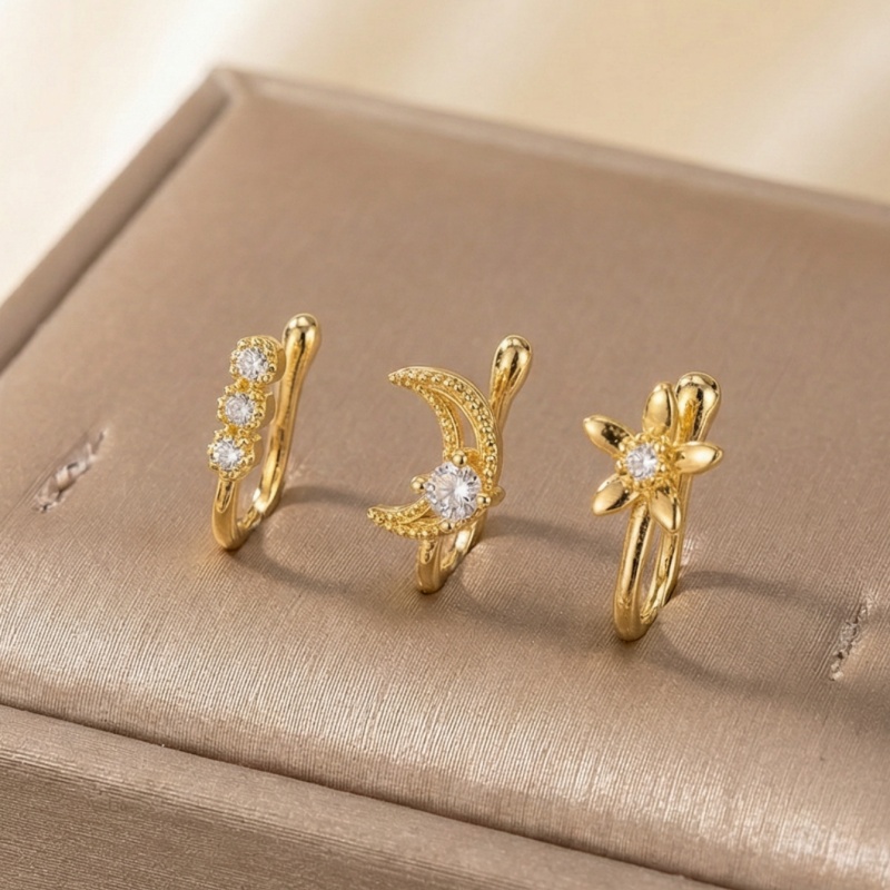 Juego de 3 pinzas para la nari - Body Jewelry Nose Ring reseña y precio