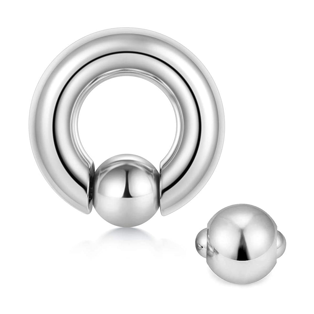 1 pieza de acero inoxidable de - Body Jewelry Gauge Sizes reseña y precio