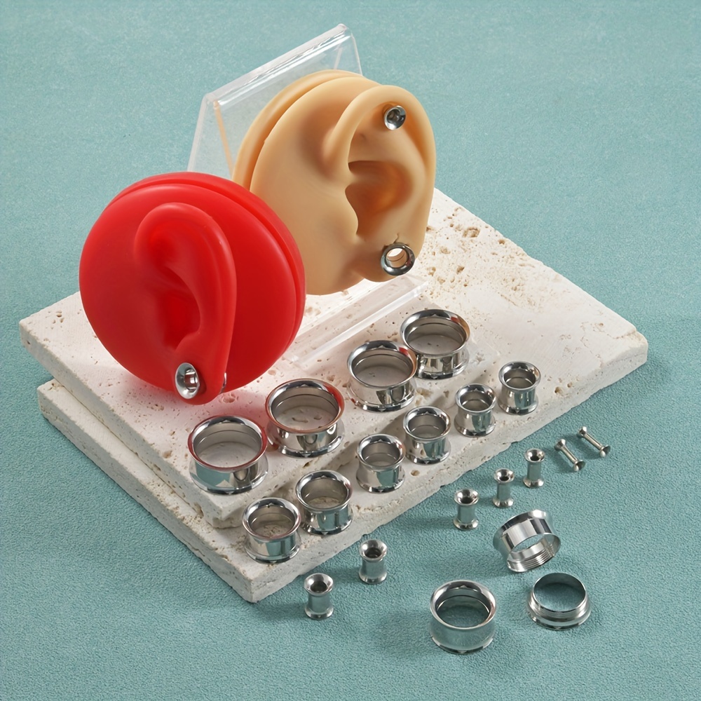 Juego de tapones para los oído - Body Jewelry Gauge Sizes reseña y precio