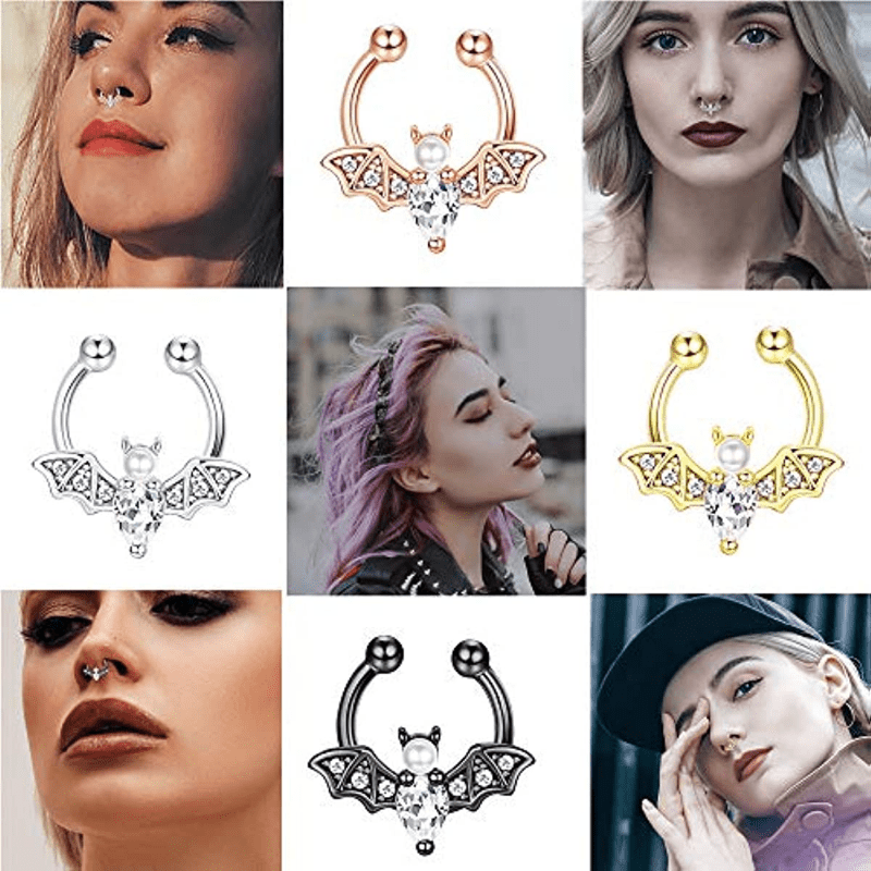 EVISPOL lindo Halloween murcié - Body Jewelry Nose Ring reseña y precio