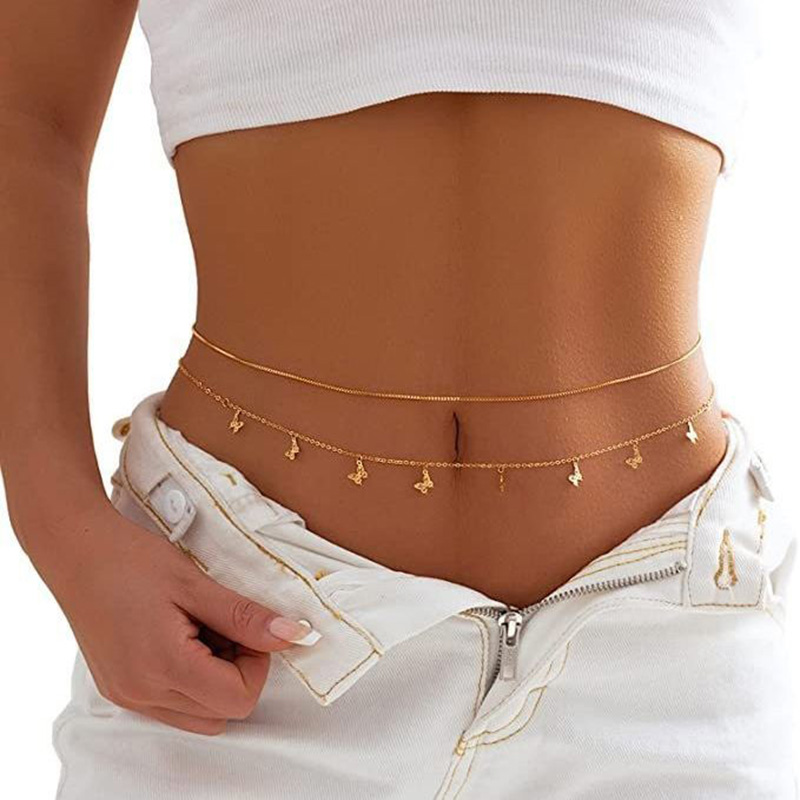Cadena de cuentas de doble cap - Body Jewelry Outfit reseña y precio