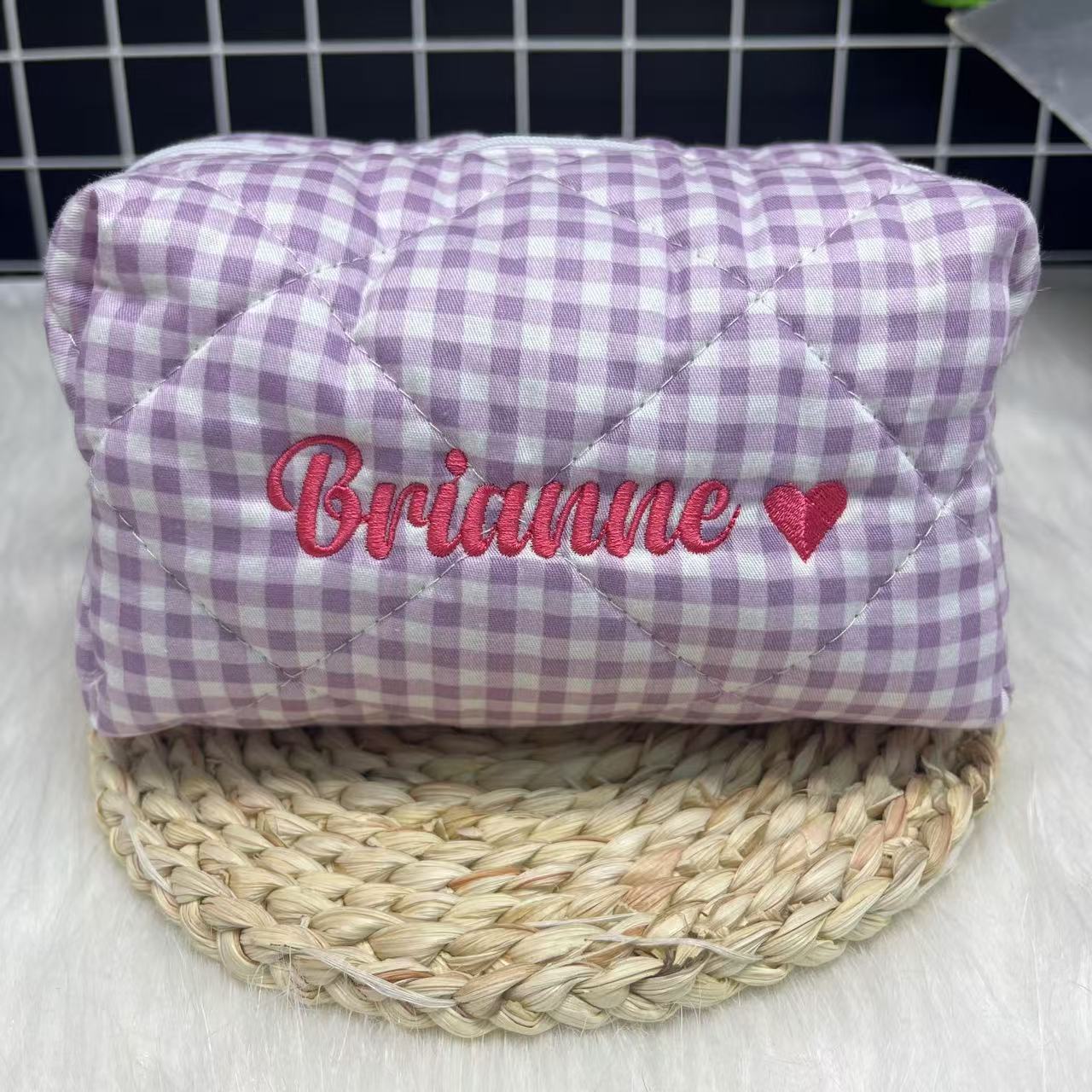 Bolsa de cosméticos a rayas de - Body Jewelry Names reseña y precio