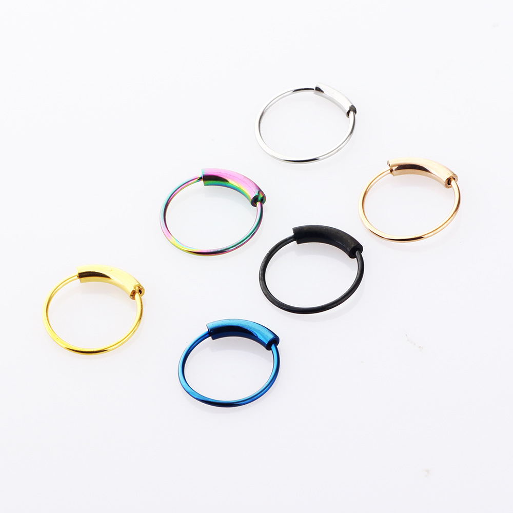 Lote de 3 Anillos Continuos Si - Body Jewelry Nose Ring reseña y precio